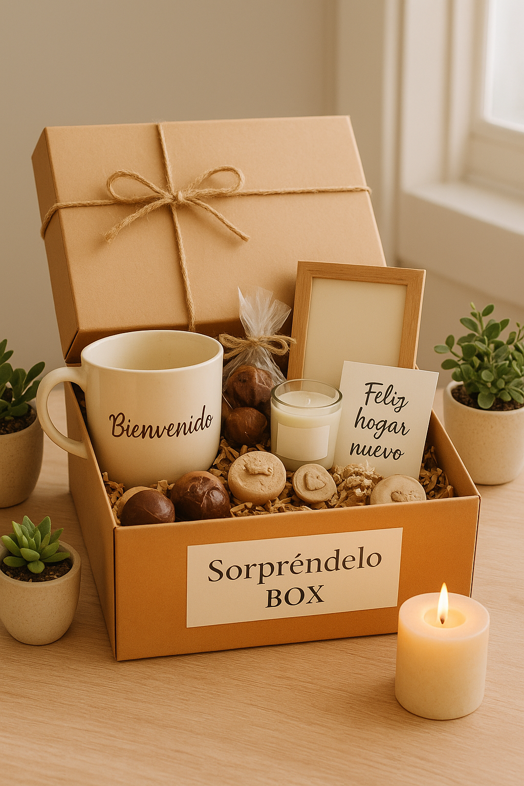 Caja sorpresa Bienvenida al Hogar - Sorpréndelo Box 1