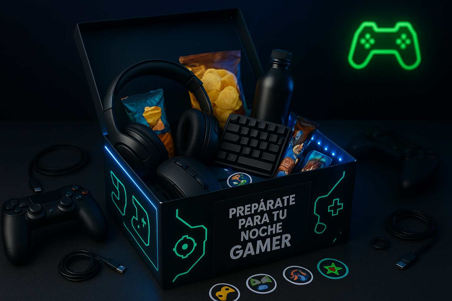 Caja sorpresa Gamer Night - Sorpréndelo Box 1