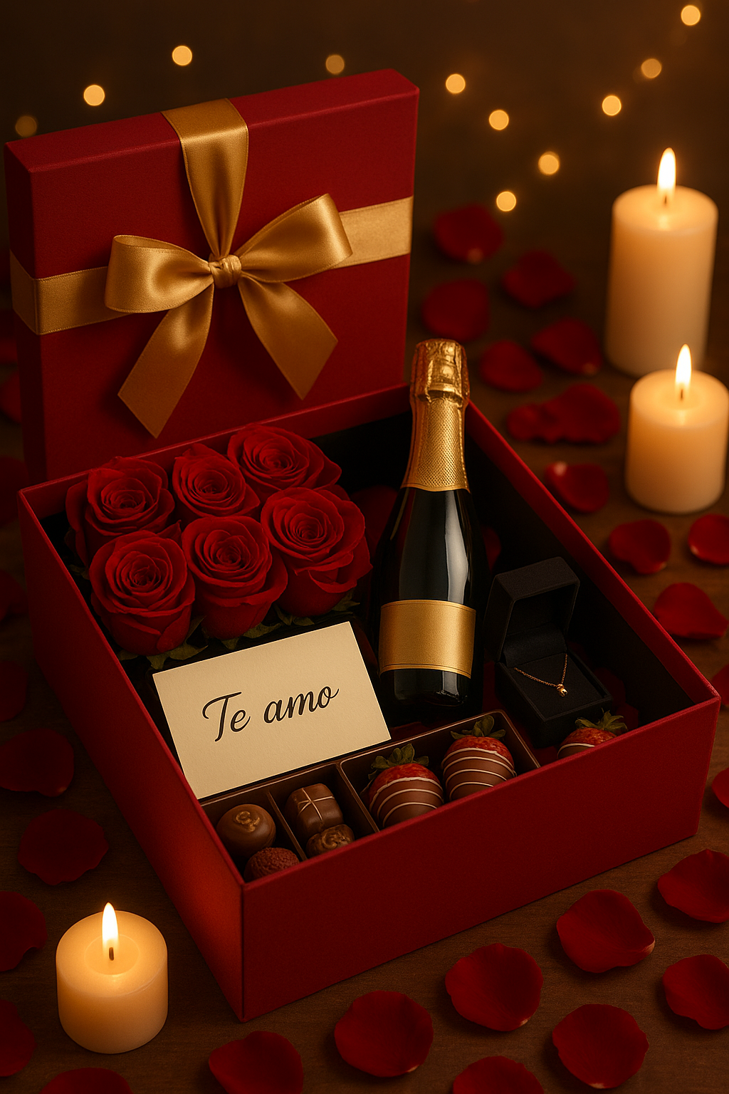 Caja sorpresa San Valentín Deluxe - Sorpréndelo Box 1